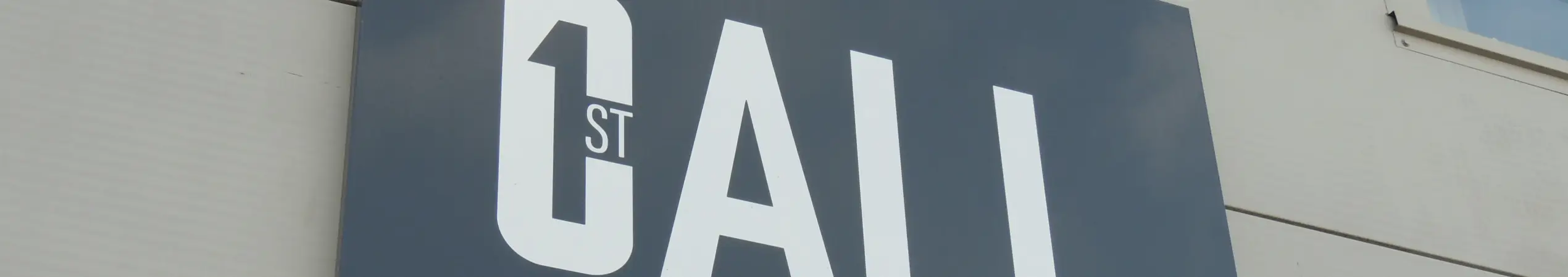 1st call front signage