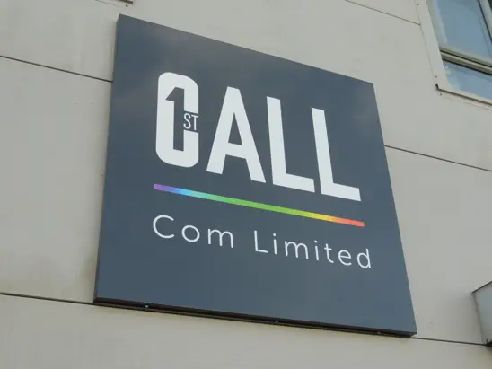 1st call front signage