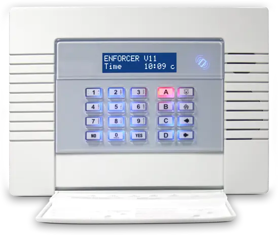 Enforcer V11 Keypad Cover Open